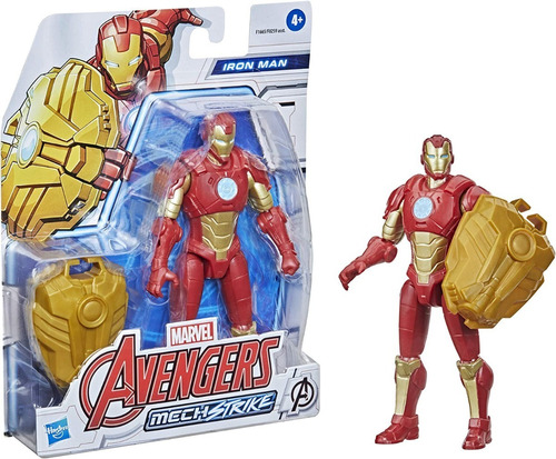 Figura De Acción Iron Man Mech Strike Marvel Avengers 