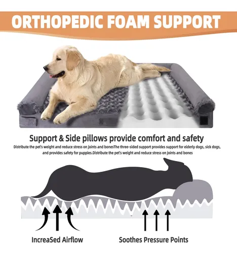 Camas Para Perros Ortopédicos Grandes Y Medianos, Lavables.