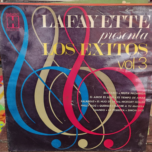 Vinilo Lafayette Presenta Los Exitos Vol 3 O3