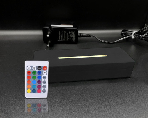 Luminária Led 3d | Trator Abajur Presente Criativo 16 Cores