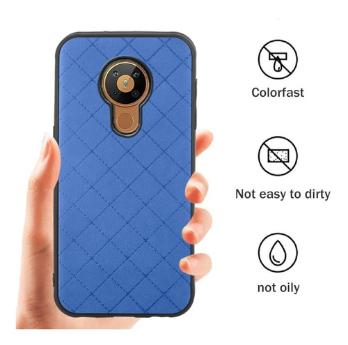 Funda Para Nokia 5.3 Absorbente De Golpes Color Azul