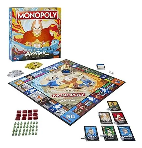 Monopoly: Avatar: Nickelodeon The Last Airbender Edition En