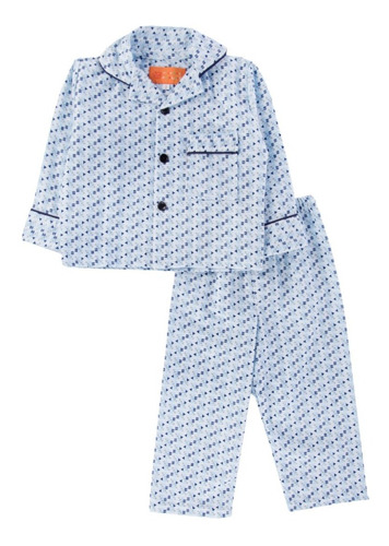 Pijama Franela Niño Mod 400 Algodon Sanforizado 1 Juego Tda