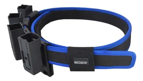 comprar Kit Boer® Cinto Cinturon Tiro Practico Ipsc Idpa + 4 Portas