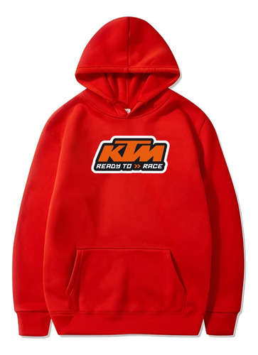 Polerón Canguro Estampado Ktm Algodón