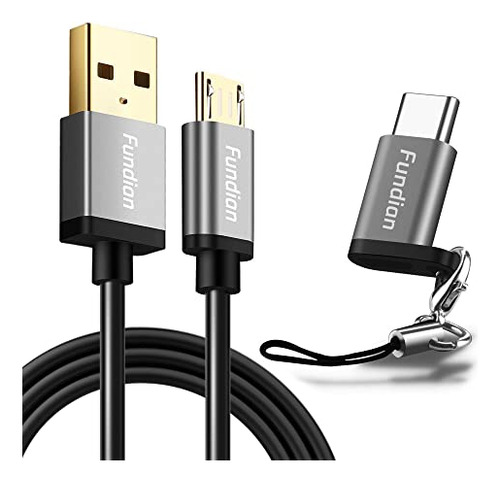 Pack De Cable Micro Usb A Usb C - Carga Rpida 3.3ft