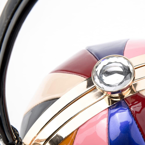 Style Strategy Bolsos Esféricos De Charol Para Mujer, Bolsos