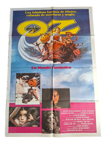 Poster Afiche Cine Oz Un Mundo Fantástico Walt Disney *