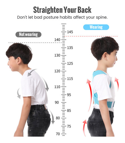 Corrector De Postura Ajustable Para Niños, Soporte De Espald