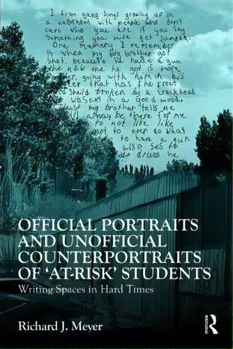 Official Portraits And Unofficial Counterportraits Of At Risk Students, De Richard J. Meyer. Editorial Taylor Francis Ltd, Tapa Blanda En Inglés
