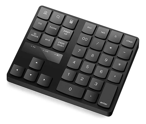 Teclado Digital Inalámbrico De 2.4 G, 35 Teclas, Teclado Usb