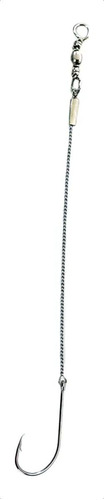 Anzol 4330 Ms N°5/0 Flexível 12cm Com Girador 5pçs Aprazível