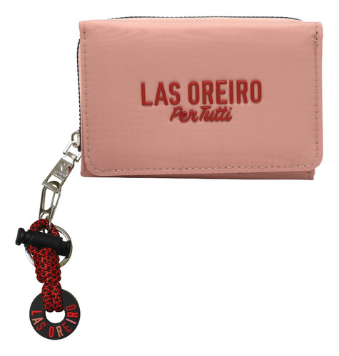 Billetera Fichero Mini Mujer Las Oreiro Tarjetero C/ Llavero