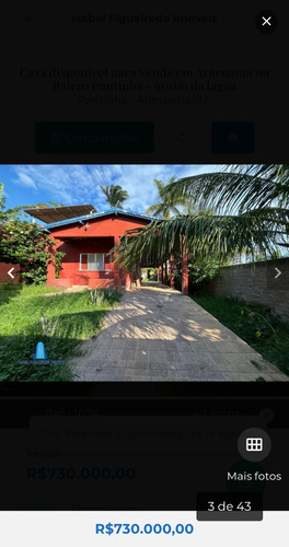 Casa Com 4 Dormitórios,sendo 2 Suítes,1 Com Hidromassagem.