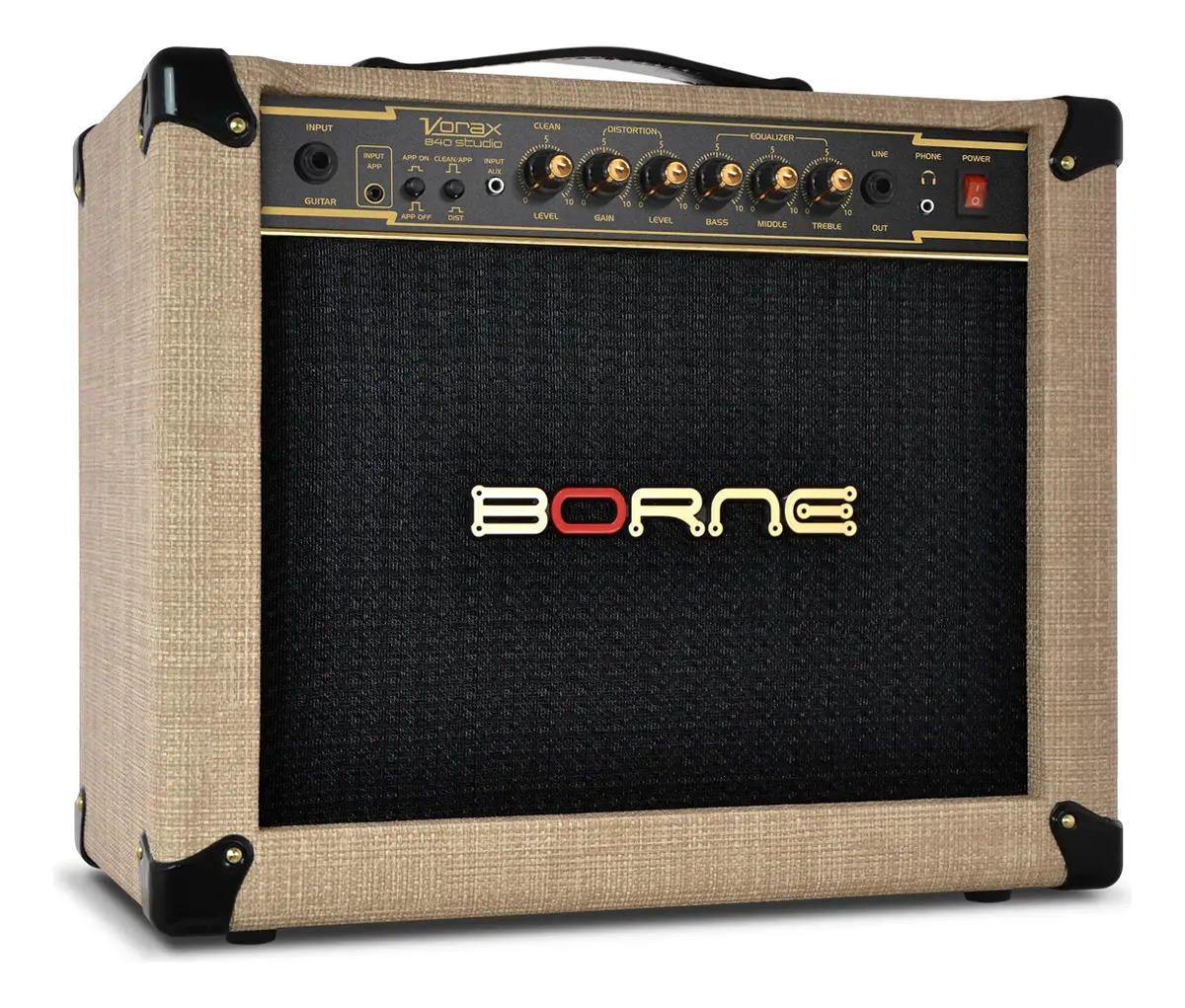 Amplificador Borne Para Guitarra Vorax 840 Studio Palha