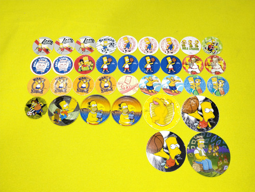 Tazos Los Simpsons Colección 2012 10 Tazos A Escoger X $300 (Usado)