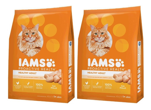 Iams Cat Chicken X 15kg X 2und Envio Gratis Correo Tp#