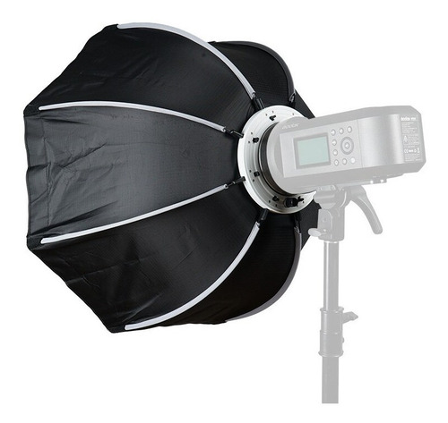 Octabox Triopo Bowens 65 cm com dois difusores e uma grade para lanternas