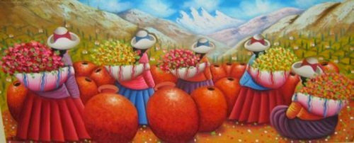 Cuadros Al Oleo Tipicos.pinturas Para Sala Hogar