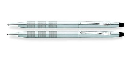 Cruz Del Siglo Cromo Bolígrafo Clásico Satén Y 0,7 Mm Lápiz.