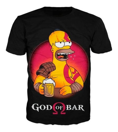 Camiseta Los Simpsons Homero Adulto Premium Exclusivas Xl