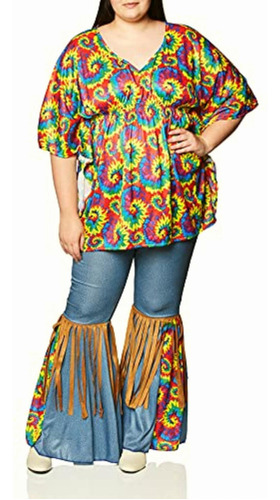 Forum Novelties Disfraz Hippie Para Mujer De Talla Grande,