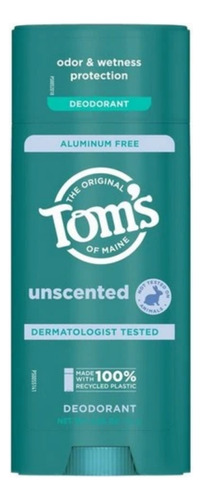 Toms Of Maine Deodorant Unscented 92g