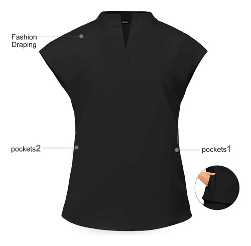 A Conjunto Médico Para Mujer Top Jogger Uniforme Enfermera