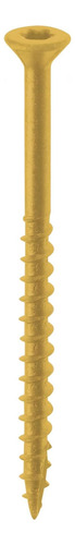 Tornillo De Hierro Nuvo 10, 3 Torx Head, Tan, 100 Recuento