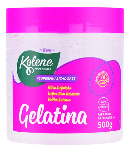  Gelatina Modeladora Kolene Superfinalizadores 500g