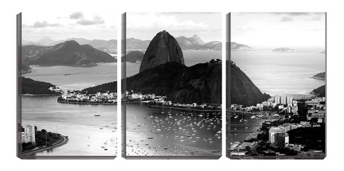 Quadro Decorativo 80x140 Vista Rio De Janeiro Pb