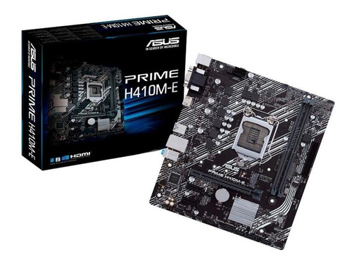 Imagem 1 de 7 de Placa Mãe Asus Prime H410m-e Intel Lga 1200 Matx Ddr4 10ª Ge