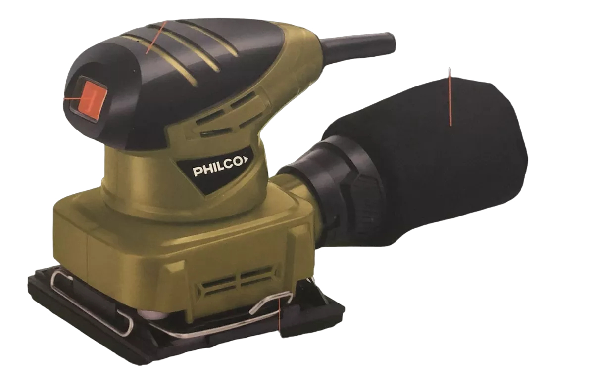 Lijadora Orbital Philco De 180w 13000rpm Cts Color Verde