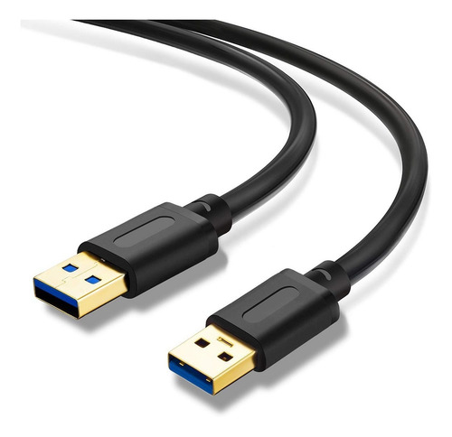 Imagen 1 de 2 de Cable Usb A Usb Macho Macho 5 Metros