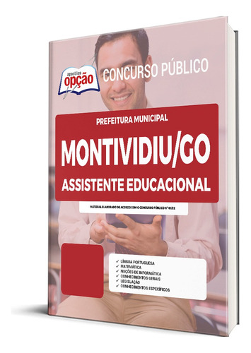 Apostila Prefeitura De Montividiu - Go 2022 - Assistente Educacional, De Professores Especializados., Vol. Único. Editora Apostilas Opção, Capa Mole, Edição Oficial Em Português, 2022