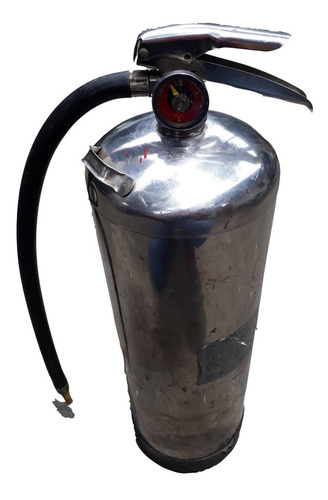 Extintor De Incendios H2o Acero Inóxidable Usado