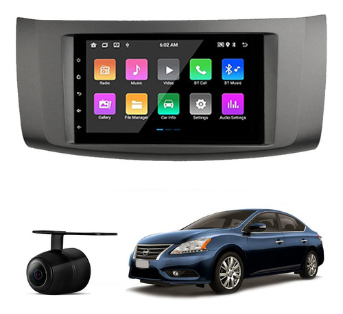 Central Multimídia Android 2gb Carplay Nissan Sentra 13-16