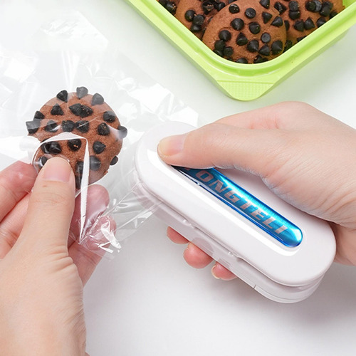 Mini Sellador De Bolsas Con Sellado Térmico 2 En 1,