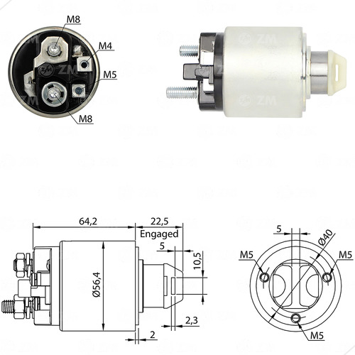 Automatico Motor Partida Renault R18 2010 A 2010 Zm