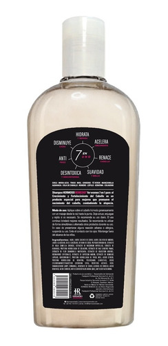 Imagen 9 de 9 de 6 Shampoo Anticaida Crecimiento Reparador Frizz Mujer 7en1