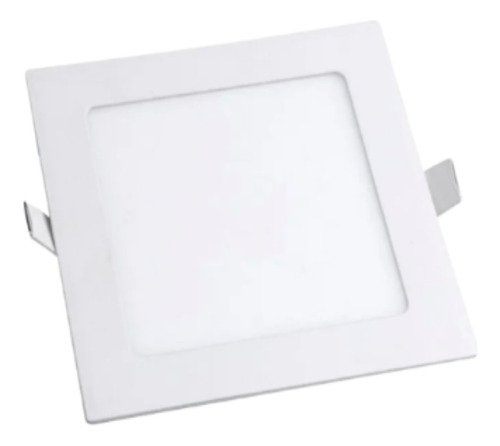 Panel Led Cuadrado 12w 6  Luz Calida 3000k Incrustar Ipl50