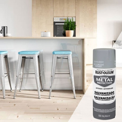 Pintura En Aerosol Metal Protection Galvanizado En Frío