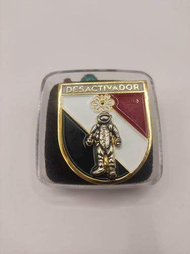 Placa Desactivador De Explosivos Del Ejército Mexicano