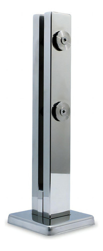 Coluna Torre Inox 304 40cm Para Vidro De 12mm E 13mm