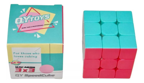 Juguete Qytoys Rubik Cubo 3x3 Pastel Rompecabezas Mágico