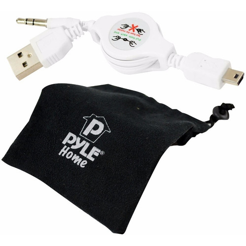Mini Parlante Portatil Pyle Pms2w Usb 3,5 Mm
