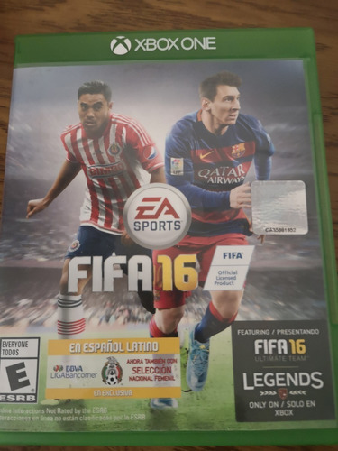 Fifa 16 Xbox One -- Disco Fisico