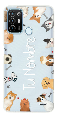 Funda Para Zte Para Mujer Razas Perritos Personalizada