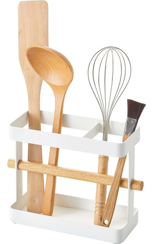 Yamazaki Home Wide Tool Stand-soporte Para Utensilios De Coc