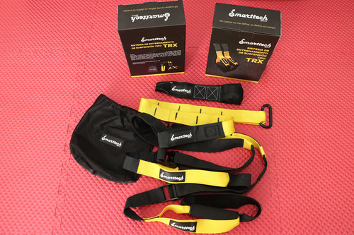 Sistema De Suspension Tipo Trx Smarttech Sport Bandas Entrenamiento Funcional Amarillo